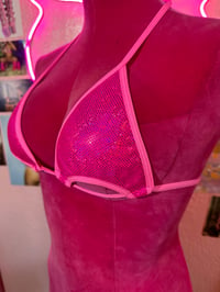 Image 2 of Pink peekaboo top