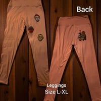 Image 1 of Pink monster leggings
