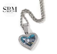 Image 2 of Small Heart picture pendant- Kid Friendly