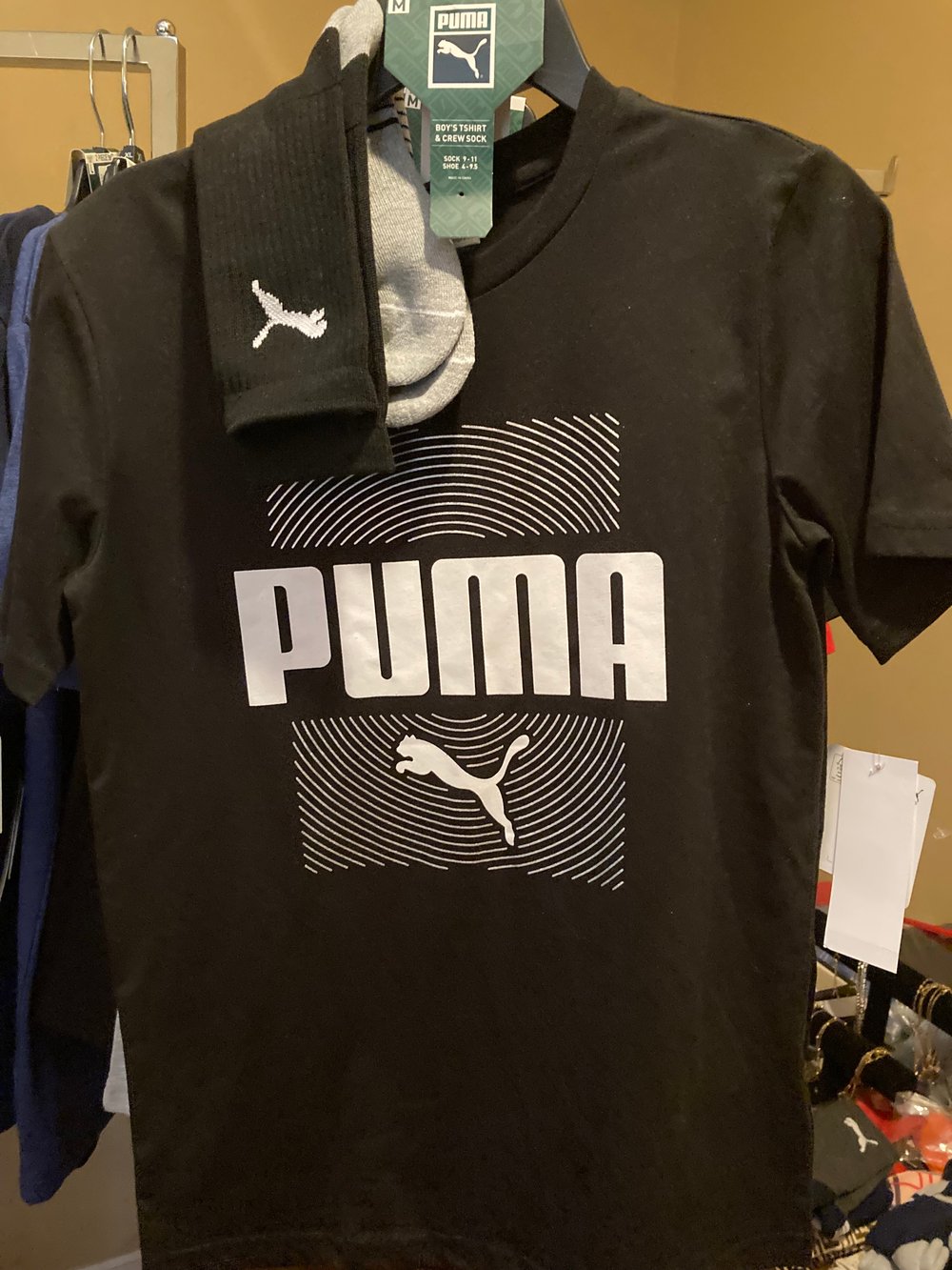 Children's Puma Shirt and Sock Set