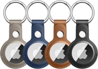 Image 3 of Keychain Leather AirTag Protective Cases