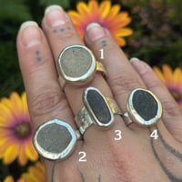 Image 2 of Beach pebble rings
