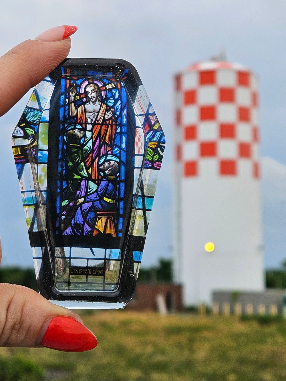 Image of Mini Bando Buff Jesus Coffin Tray