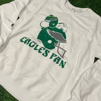 Image 2 of EAGLES FAN Crewneck 'White'