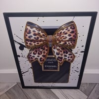 Image 1 of LEOPARD BOW PRINT