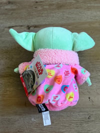 Image 2 of Baby Yoda Grogu Valentine’s Day outfit Plushie NWT