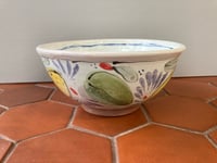 Image 2 of Serving bowl with lemon and leaf pattern 