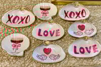 Image 2 of Love Birds Clam Shell Trinket Dish