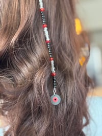 Image 2 of Glorified Record  Beaded Hair Clip 