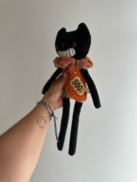 Image 2 of Felix the Black Kitty Doll