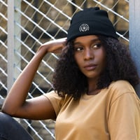 Image 2 of MMUN logo - Organic ribbed beanie