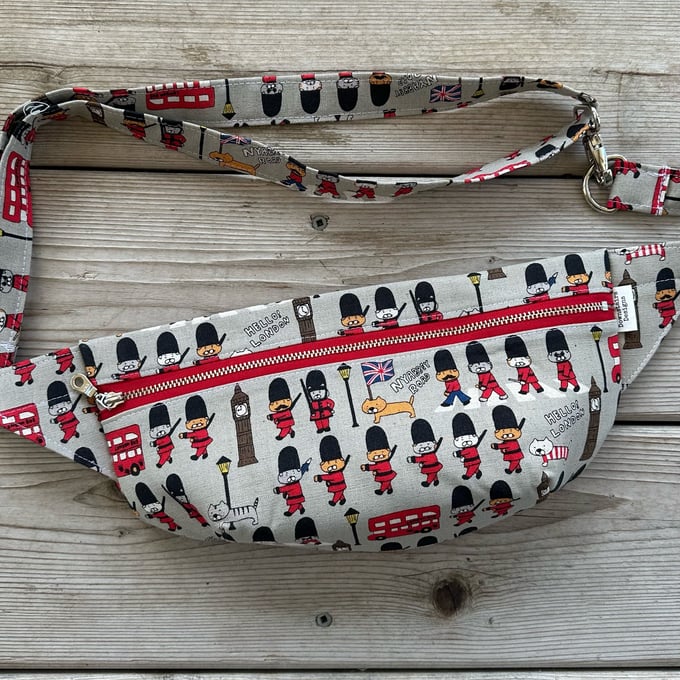 Image of Sling Bag Fanny Pack London Cats