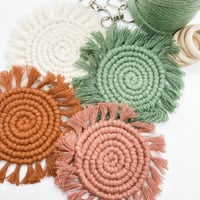 Image 1 of Macrame Coaster 