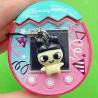 Image 2 of Mametchi - Tamagotchi Polymer Clay Charm