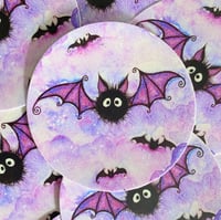 Image 1 of Soot Bat Circle Sticker