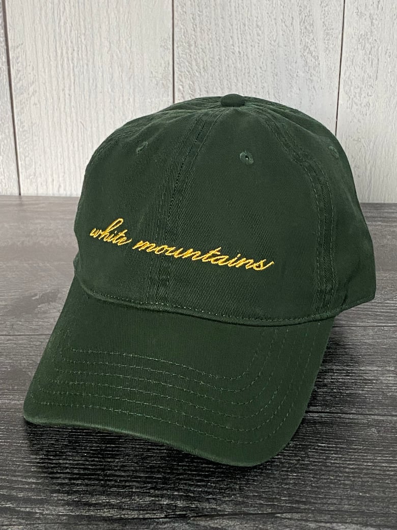 Image of White Mountains Dad Hat - green
