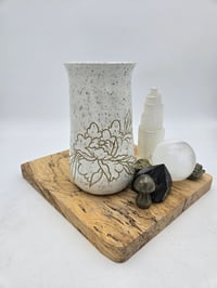 Image 1 of White Peony Vase Large