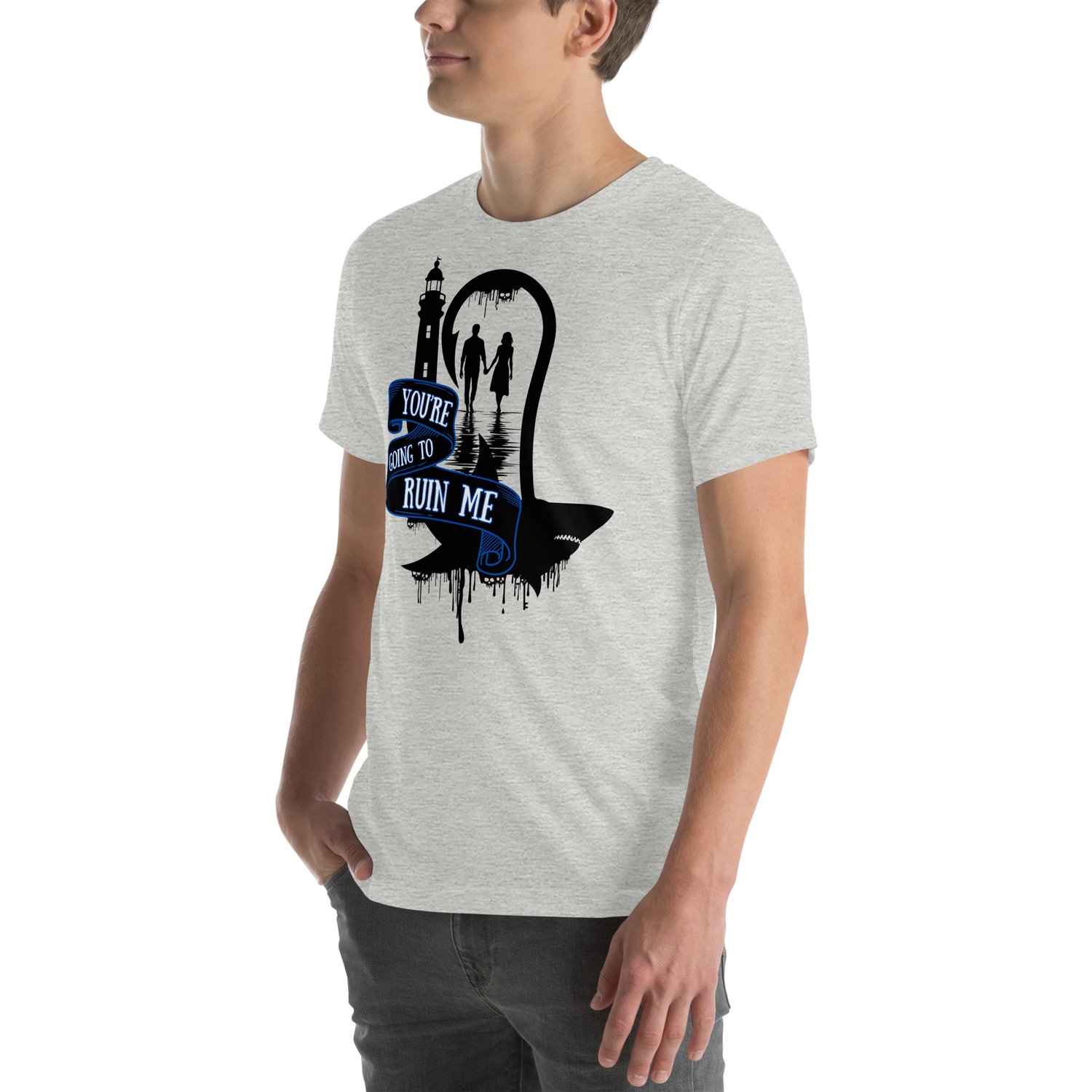 Image of Officially licensed does it hurt you're going to ruin me black Unisex t-shirt