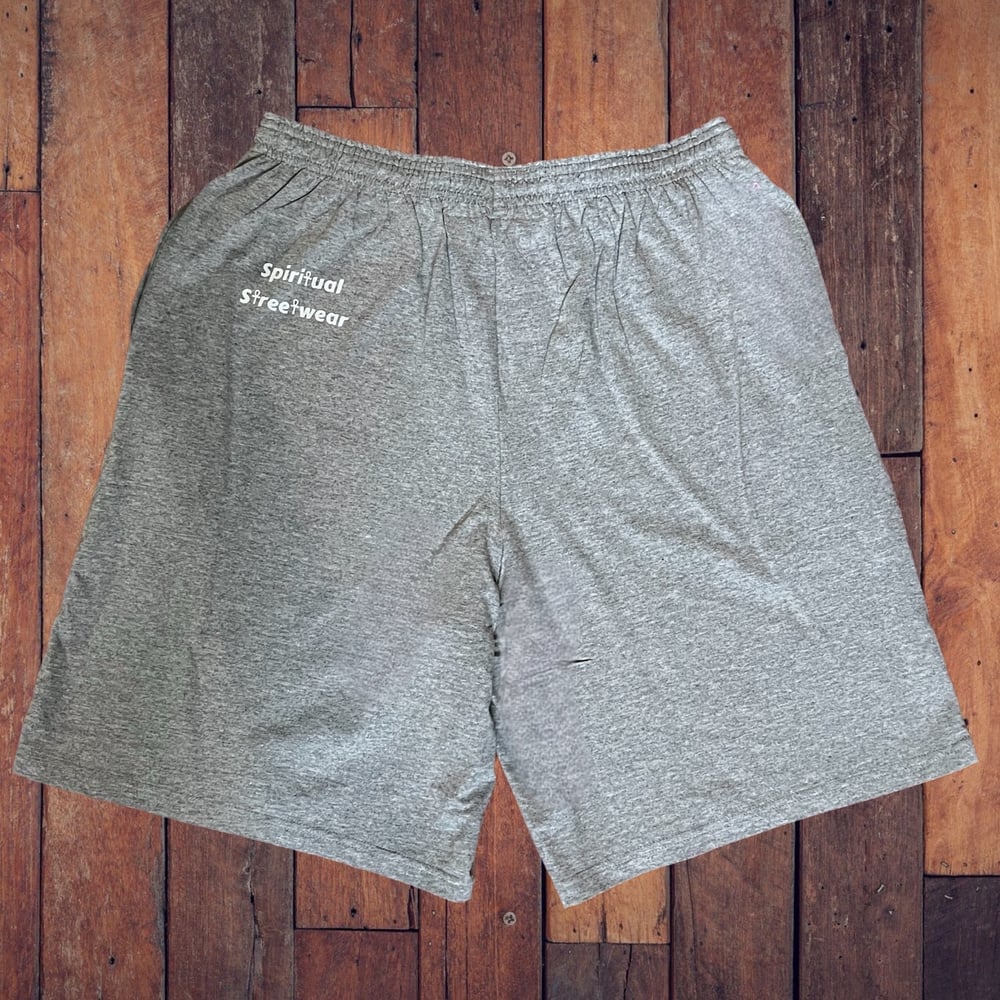 BNE Lotus Flower Champion Shorts (grey)