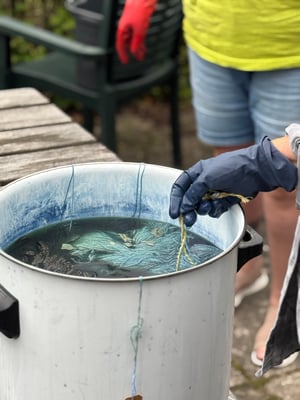 Image of INDIGO BLÅ (OVER)FARVNING plantefarveopskrift