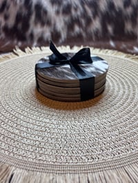 Image 5 of Cowhide Coasters 