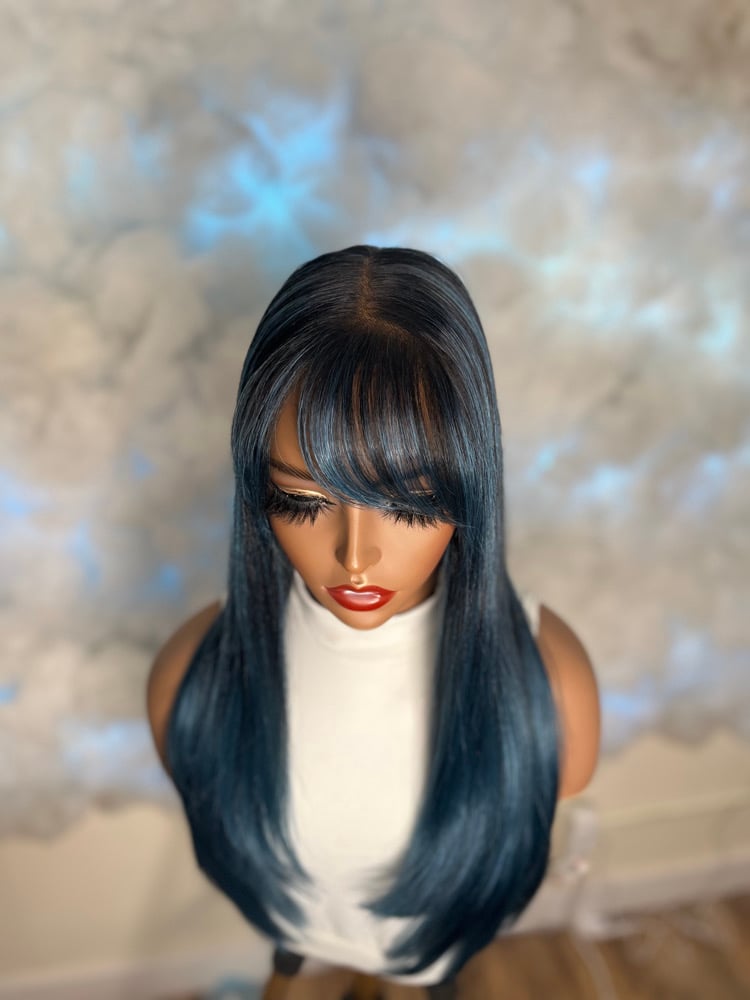 Image of Outre Perfect Hairline Salon Styled Bangs 13X6 Lace Frontal Wig - Katrina