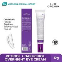 Image 2 of LUXE ORGANIX ADVANCED RETINOL + BUKUCHIOL DEEP WRINKLE EYE CONTOUR CREAM 12G