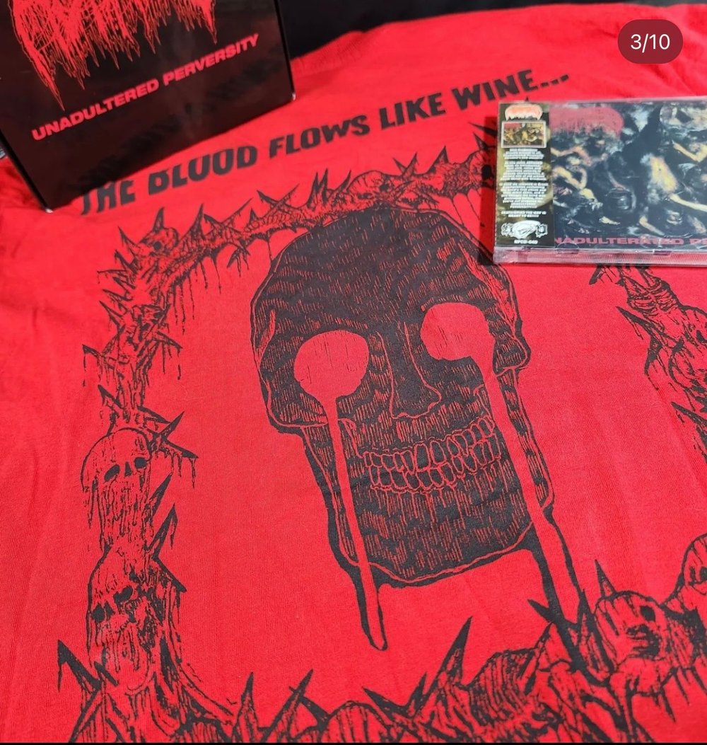 Abraded “Unadulterated Perversity” Red Short Sleeve/ CD Box Set