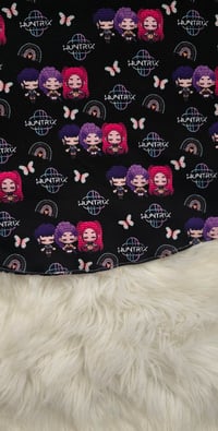 Image 3 of Kpop demon hunters dress and bow short sleeve 