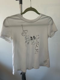 Image 1 of Love to dance white tee 