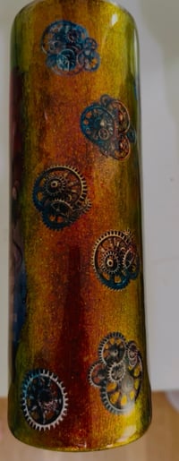 Image 4 of 30 oz Skinny Steampunk  #7