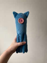 Image 9 of Blue coraline squid/octopus plushie from Coraline movie - made to order