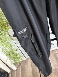 Image 2 of Black cargos with straps 