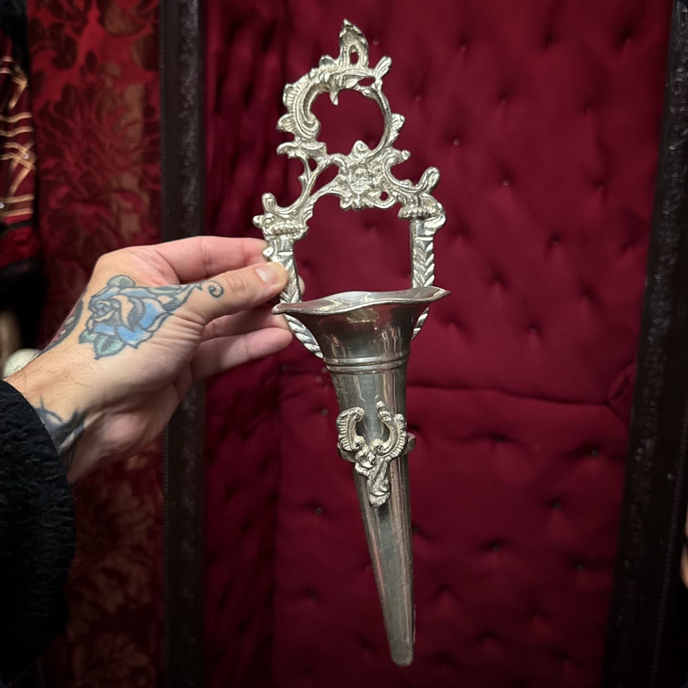 Image of Vintage Hearse Bud Vase