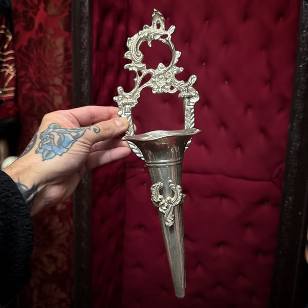 Image of Vintage Hearse Bud Vase