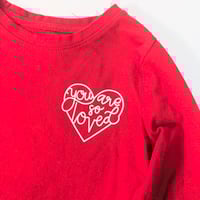Image 10 of Cat & Jack Long Sleeve 'Heart/Loved' Top Bundle
