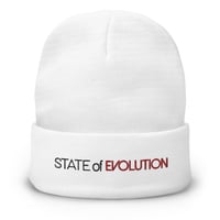 Image 1 of State of Evolution-Embroidered Beanie
