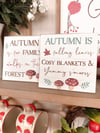 SALE! Autumn Toadstool Signs ( 2 options )