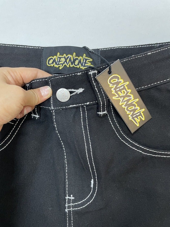 EMBROIDERED JEAN CARGOS V2