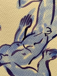 Image 5 of Watercolour ~ Blue Boys Series Vll