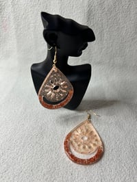 Image 3 of Resin Sun Earrings 