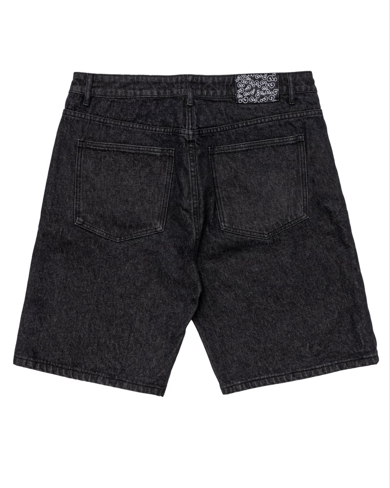 Image of BLACK ARCH LOGO JORTS 