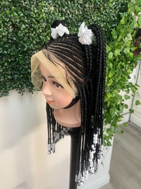 Image 1 of Kids braided wigs with beads