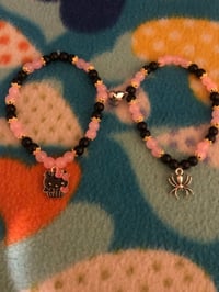 Image 1 of Matching bracelets 🩷🖤