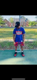 Image 3 of Red Short Set