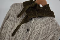 Image 4 of Wool Neckerchief - Hand-knit in Ireland 