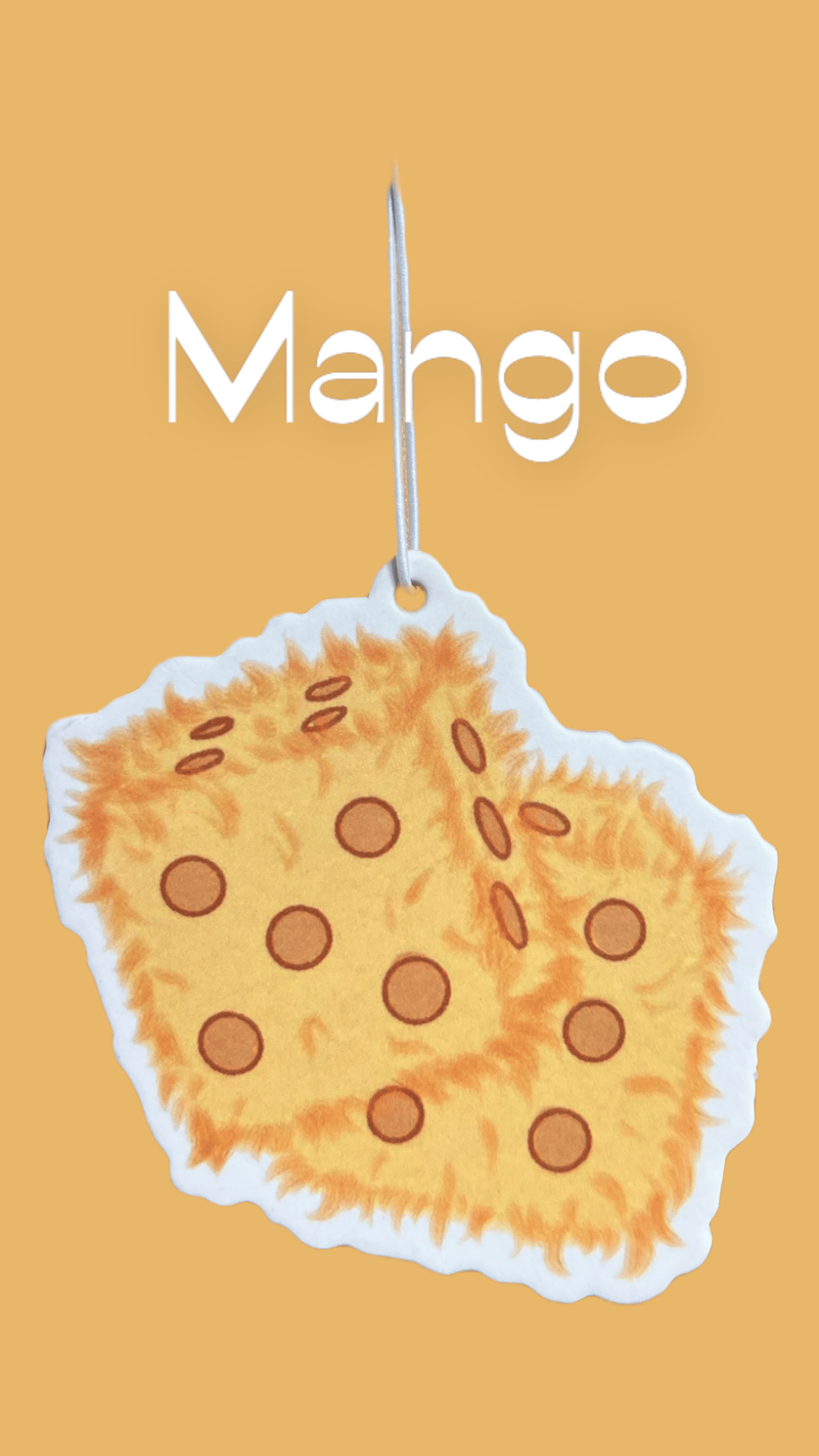 Image of Orange Fuzzy Dice