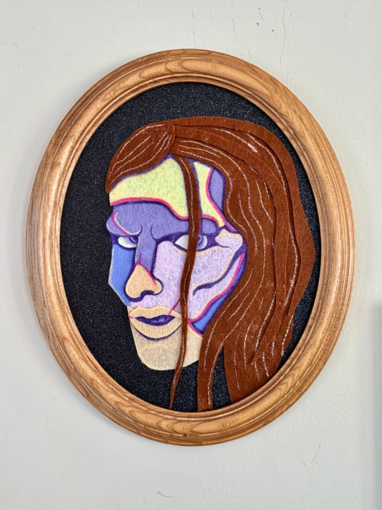 Image of “Frankenstein” Felt Art Piece