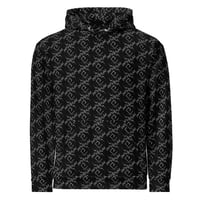 Image 1 of Elis all over logo hoodie black