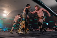 Image 4 of RING WORN SHORTS - Dropouts Tag Team Custom Gear 